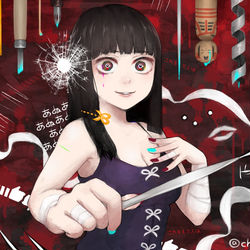 This is a pixiv picture whose title is 痕活.