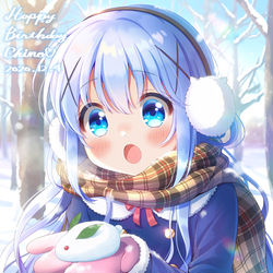 This is a pixiv picture whose title is チノちゃんおめでとう！！.