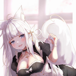 This is a pixiv picture whose title is もふ.