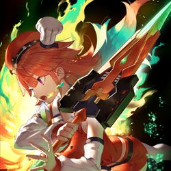 This is a pixiv picture whose title is 不死鳥の呼吸.