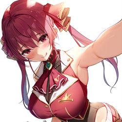 This is a pixiv picture whose title is 自撮りマリン.
