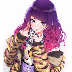 This is a pixiv picture whose title is おしゃれ摩美々.