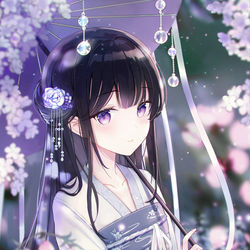 This is a pixiv picture whose title is Violet.