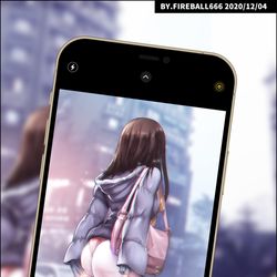 This is a pixiv picture whose title is 背影.