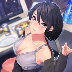 This is a pixiv picture whose title is お酒ほしい、おねえさん.