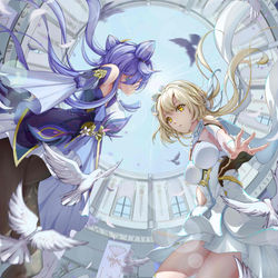 This is a pixiv picture whose title is 原神.