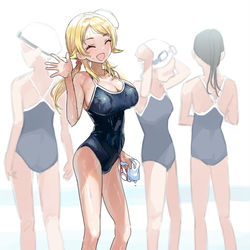 This is a pixiv picture whose title is 八宮めぐるの同級生.