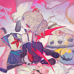 This is a pixiv picture whose title is 世界一可愛い 魔界ノりりむ.
