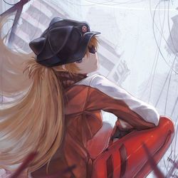 This is a pixiv picture whose title is アスカ.
