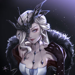 This is a pixiv picture whose title is La Signora.