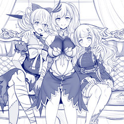 This is a pixiv picture whose title is Hololive ID Gen 2 Sketch.
