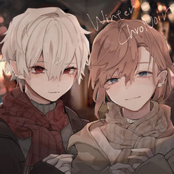 This is a pixiv picture whose title is 冬のわ.