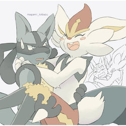 This is a pixiv picture whose title is ポケモンらくがき.