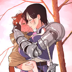 This is a pixiv picture whose title is 私をみて.