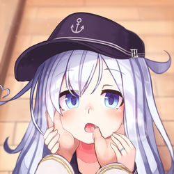 This is a pixiv picture whose title is 響のおくち.