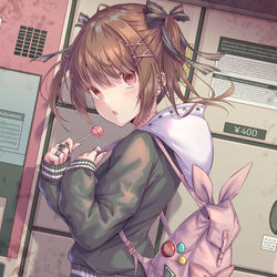 This is a pixiv picture whose title is Coin locker.