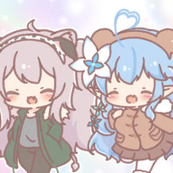 This is a pixiv picture whose title is ねぽらぼデート.