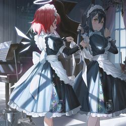 This is a pixiv picture whose title is 年末掃除.