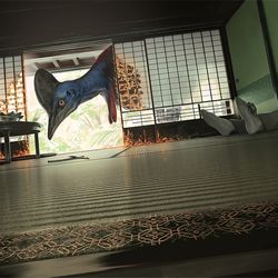 This is a pixiv picture whose title is 火喰鳥を、喰う.