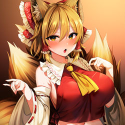 This is a pixiv picture whose title is 巫女藍様.