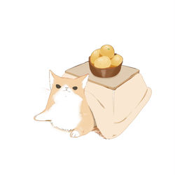 This is a pixiv picture whose title is こたつむり.