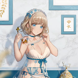This is a pixiv picture whose title is Blue shell.