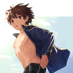 This is a pixiv picture whose title is 競泳水着.