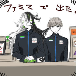 This is a pixiv picture whose title is コンビニ召喚.