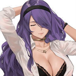 This is a pixiv picture whose title is Office Lady Camilla.