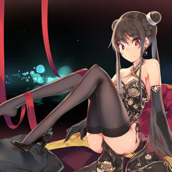 This is a pixiv picture whose title is 冬月茉莉.