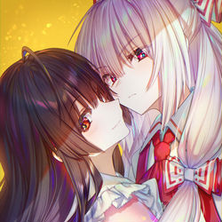 This is a pixiv picture whose title is てるもこ.