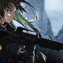 This is a pixiv picture whose title is 少女封锁.