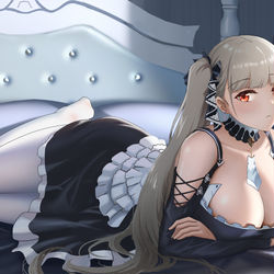 This is a pixiv picture whose title is 可畏你占我床干嘛.