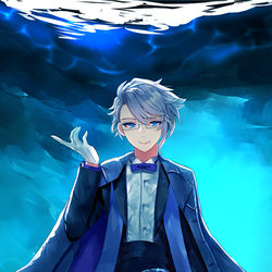 This is a pixiv picture whose title is アズール.