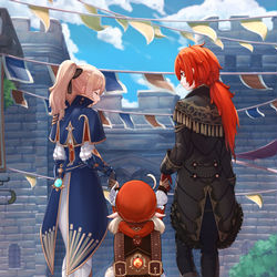 This is a pixiv picture whose title is 家族の時間 <3.