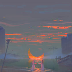 This is a pixiv picture whose title is Twins.
