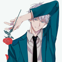 This is a pixiv picture whose title is HBD五条悟.