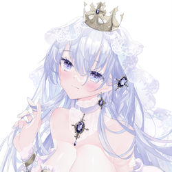 This is a pixiv picture whose title is 雪の女王.