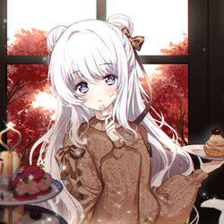 This is a pixiv picture whose title is 🌰.