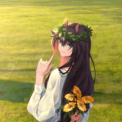 This is a pixiv picture whose title is Meteor.