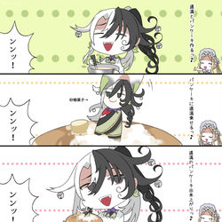This is a pixiv picture whose title is リンボとアビーの道満パンケーキ.