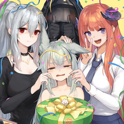 This is a pixiv picture whose title is Grani's birthday party.