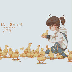 This is a pixiv picture whose title is Call Duck.