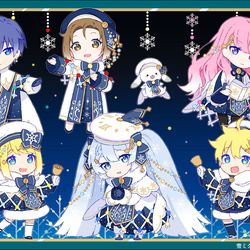 This is a pixiv picture whose title is ･ﾟ❄。ﾟ。❄ﾟ・.