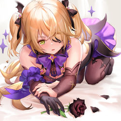 This is a pixiv picture whose title is Fischl.