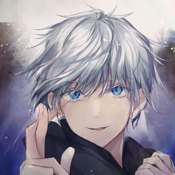 This is a pixiv picture whose title is 五条悟.