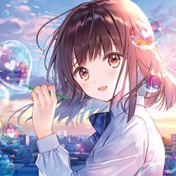 This is a pixiv picture whose title is 膨らませた気持ちが、あなたに届きますように.