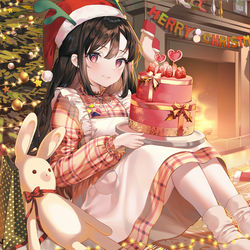 This is a pixiv picture whose title is 暖かいクリスマス🎄✨.