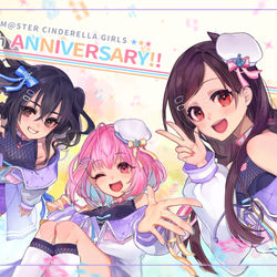 This is a pixiv picture whose title is デレマス9周年おめでとうございます！.