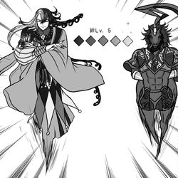 This is a pixiv picture whose title is 絆LVが爆速で上がるリンボと馬.